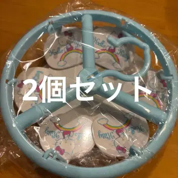 레어 헬로키티 빨래집게 행거 헤이세이 레트로 미개봉 2개