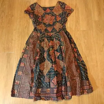 50년대 코튼 원피스