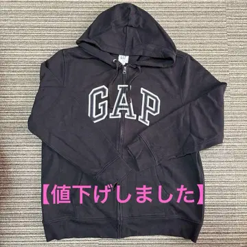 GAP 풀 집업 후드티 블랙 XL