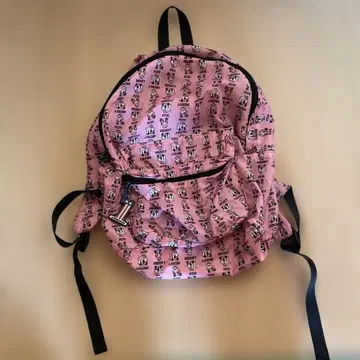 LOVERS HOUSE 핑크 올 패턴 백팩