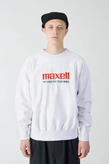 maxell x BEAUTY&YOUTH 맨투맨