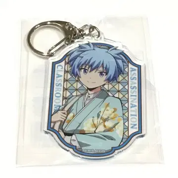 암살교실 제비뽑기당 아크릴 키링 시오타 나기사 하카마 신규 일러스트