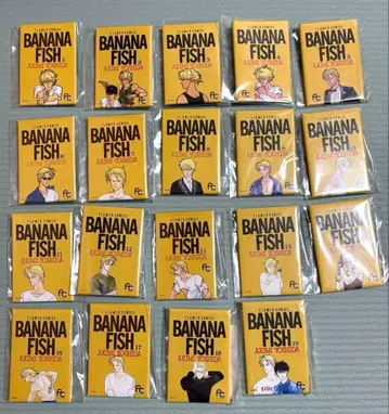 바나나피쉬 캔뱃지 원작 그림 코믹 표지 스크래치 컴프