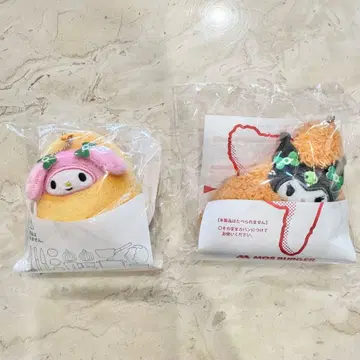 미사용 새상품! 미개봉! 모스버거 산리오 쿠로미 마이멜로디 키링