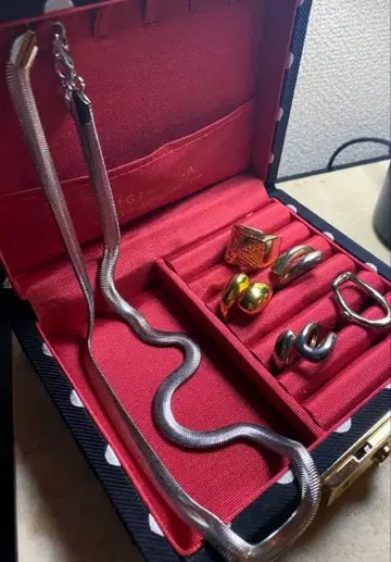 주얼리 묶음 판매 반지 5개 & 목걸이 실버 925