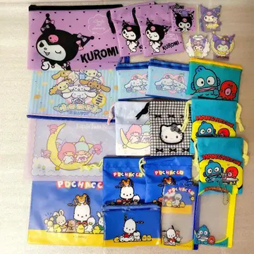 키티 쿠로미 시나모롤 키키라라 포차코 한교동 산리오 파우치