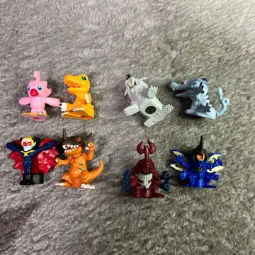 디지몬 풀컬러 컬렉션 8체 세트 레트로