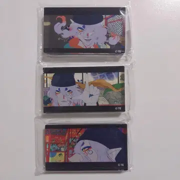 모노노괴 카라카사 장면 사진 아크릴 블록 3종 세트