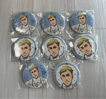 진격의 거인 엘빈 화이트 코디 캔뱃지 마루이 8종 세트