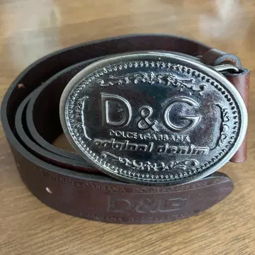 [레트로] D&G 벨트 브라운