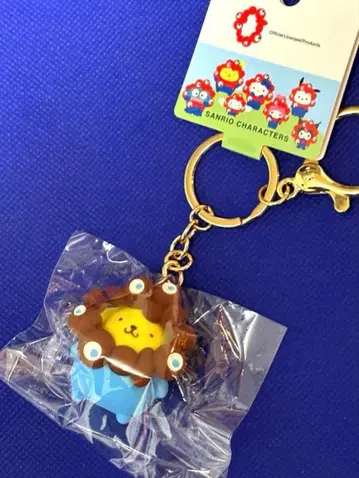 먀쿠먀쿠 변신 입체 마스코트 컬러 키링 폼폼푸딩