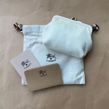 코인 케이스 동전 지갑 소품함 가마구치 파우치 미니 지갑 화이트