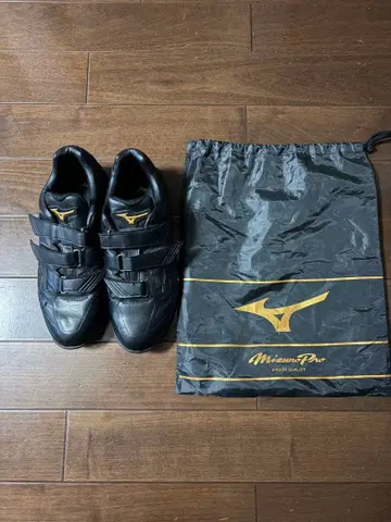 야구 트레이닝 슈즈 블랙 미즈노 프로 28cm