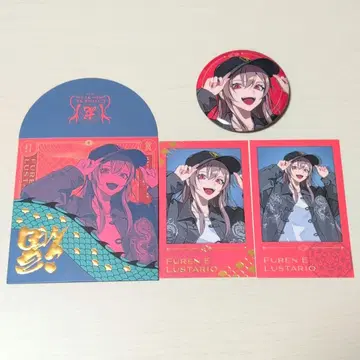 니지산지 프렌 중국 춘절 2024 캔뱃지 폴라로이드 복주머니