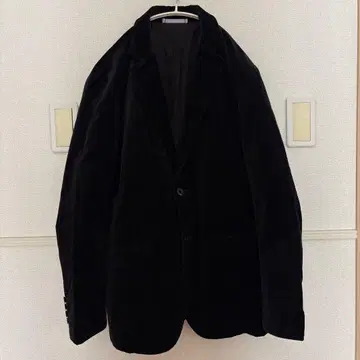 [ Paul Smith 테일러드 자켓 벨로아 ] L 블랙 일본제