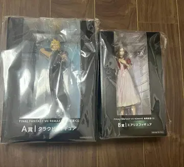 FF7R 출시 기념 복권 A상 클라우드 피규어 B상 에어리스 피규어