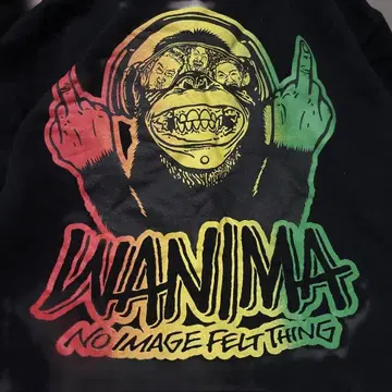 WANIMA 후디 블랙 L