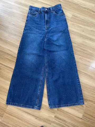 [ 밀라 오웬 와이드 플레어 데님 ] 사이즈 0