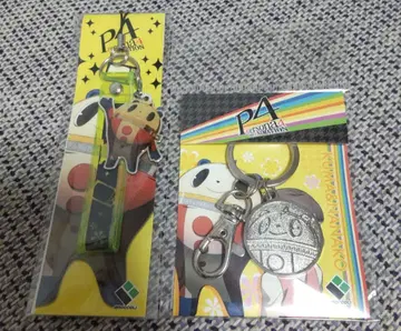 페르소나4 메달 키링 핸드폰 스트랩 곰 토지마 나나코