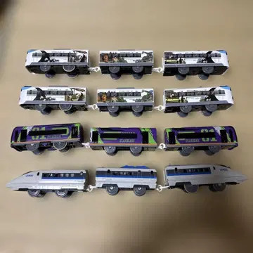 프라레일 쿠로시오 팬더 2량 뮤 스카이 에반게리온 500계 신칸센