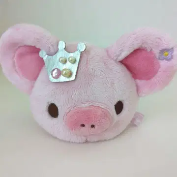 희귀 레어 San-X 피기걸 Piggy Girl 핸드폰 홀더 봉제 인형