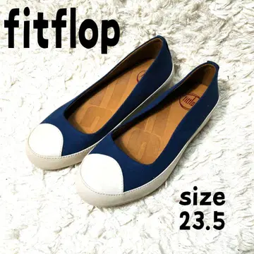 핏플랍 fitflop 플랫슈즈 23.5 캔버스