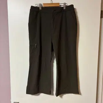 HIROKO KOSHINO 히로코코시노 카고 디자인 팬츠 카키