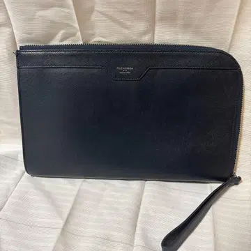 PELLE MORBIDA 네이비 클러치백