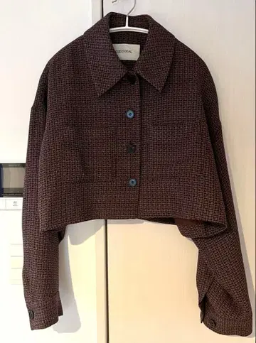 COCO DEAL 트위드 셔츠 자켓 & 숏팬츠