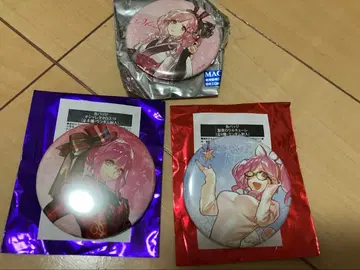 마키나 나카지마 오샤레 마크로스 캔뱃지 세트