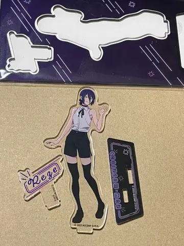 극장판 체인소 맨 레제편 네온 아크릴 스탠드