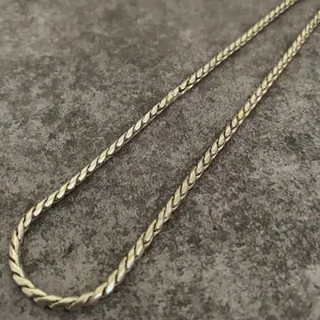 멕시칸 주얼리 실버 925 스네이크 체인 목걸이 빈티지