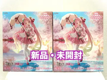 하츠네 미쿠 벚꽃 미쿠 AMP+ 피규어 ~벚꽃 드레스ver.~ 2개 세트