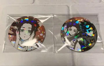 블루 록 마즐 홀로그램 캔뱃지 이토시 사에 이토시 린 2종 세트
