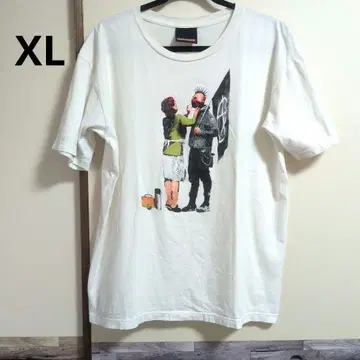 Banksy 반크시 티셔츠 XL 마더콤 펑크 모히칸