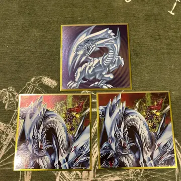 제일복권 유희왕 색컬렉션 메탈릭 색지 3장 푸른 눈의 백룡 외