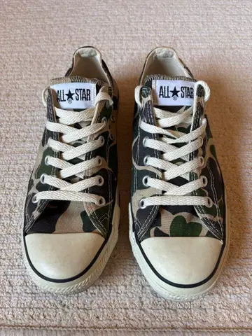 US 90s Converse All Star 로우컷 카모플라쥬