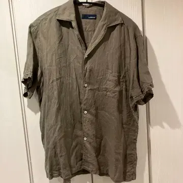 LARDINI 린넨 셔츠 마 셔츠 라르디니