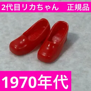 2대 리카짱 빨간색 이마 구두 힐 마그넷 없음