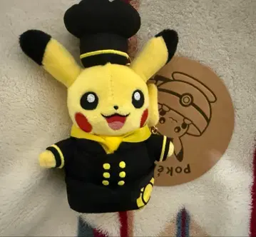 포켓몬 카페 한정판 피카츄 봉제 인형