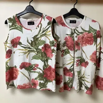 ON NON TEXLOVER 플라워 프린트 세트 파파스