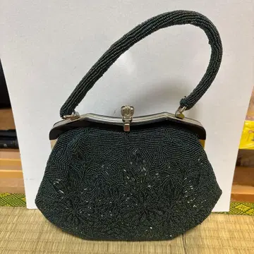 전체 비즈 백 일본 의류 비즈 핸드백 파티 백 가마구치 쇼와 레트로