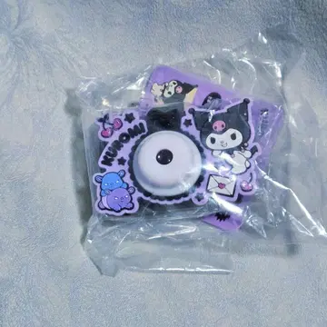 산리오 쿠로미 카메라 모양 라이트 스코프 키링