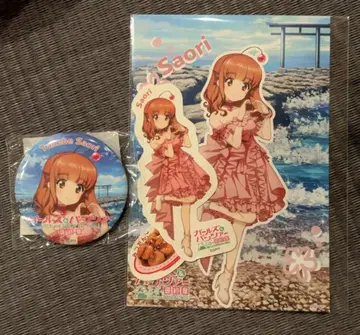 걸즈 앤 판처 걸판 애니풀 고향 응원 복권 사오리 캔뱃지