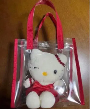 레어 헬로키티 후지TV what a lady! 비닐 백 포함