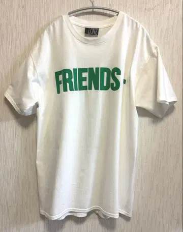 VLONE FRIENDS 로고 T셔츠 화이트