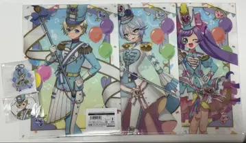 프리파라 마루쿠지 쇼고 캔뱃지 키링 클리어 파일 세트