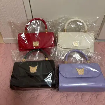 쿠로미 키티 손잡이 포함 롱 스트랩 숄더백 4종 세트