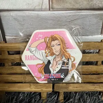 BLEACH 가라오케노테츠진 콜라보 캔뱃지 마츠모토 란기쿠 새상품급 1점