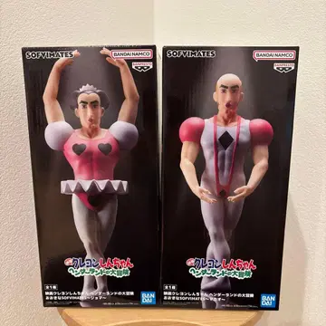 짱구는 못말려(크레용 신짱) SOFVMATES 피규어 마카오와 조마 2체